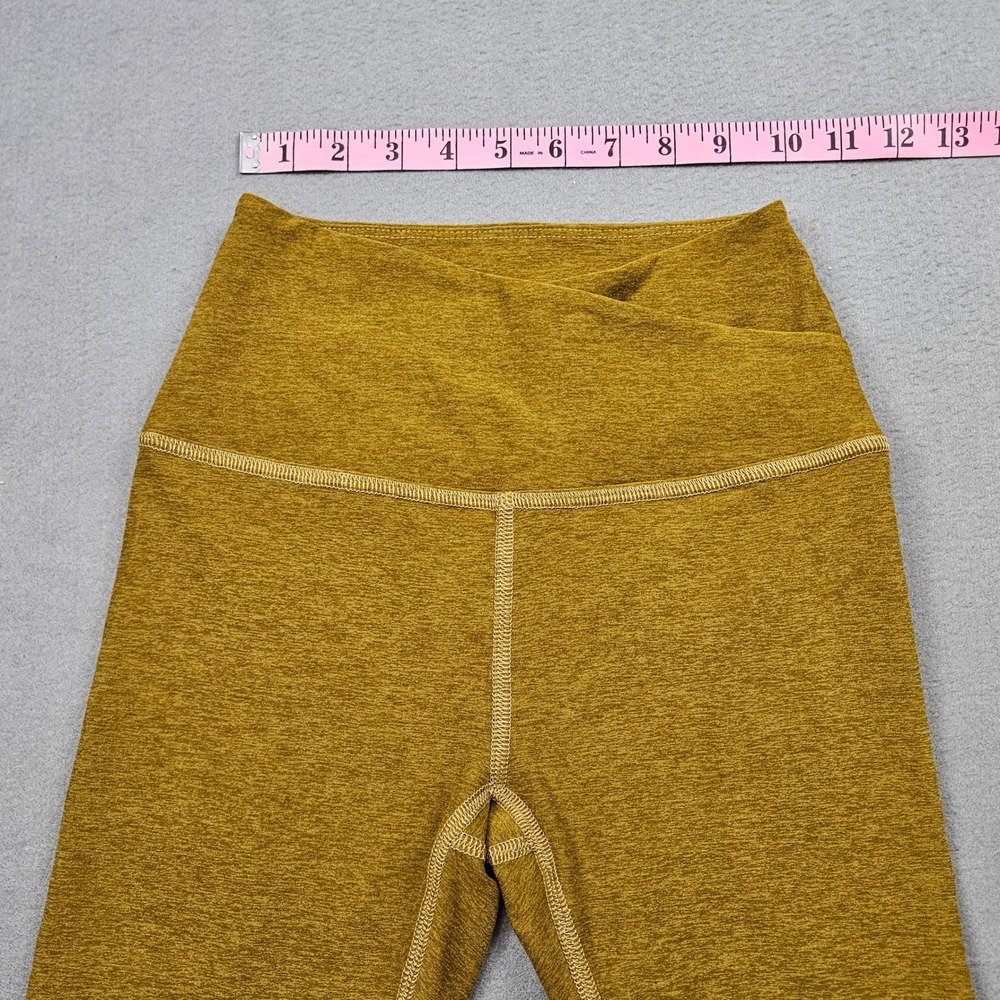 Beyond Yoga Womens Sz S Spacedye Crossover High Waisted Leggings Mustard Yellow - Picture 3 of 11